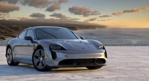 Electric Porsche Taycan Turbo S 