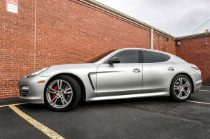 porsche panamera silver color 