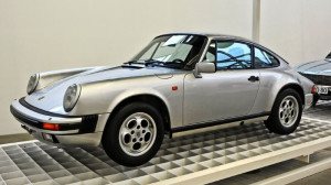 Stunning retro vehicle. Porsche 911 classic. Luxury sports car