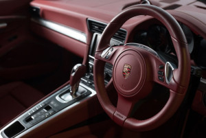 Interior of Porsche 911 PDK transmission