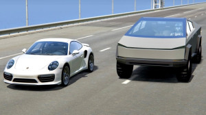 Cybertruck vs. Porsche 911